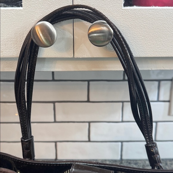 Kate Spade Dark Brown Suede Tote - Picture 3 of 5